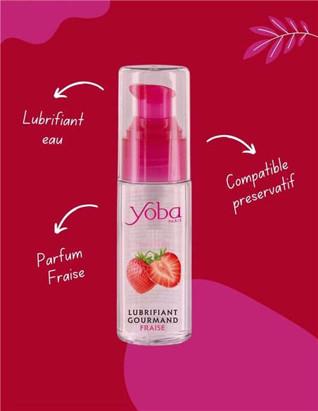 Lubrifiant parfumé fraise 50ml - Yoba