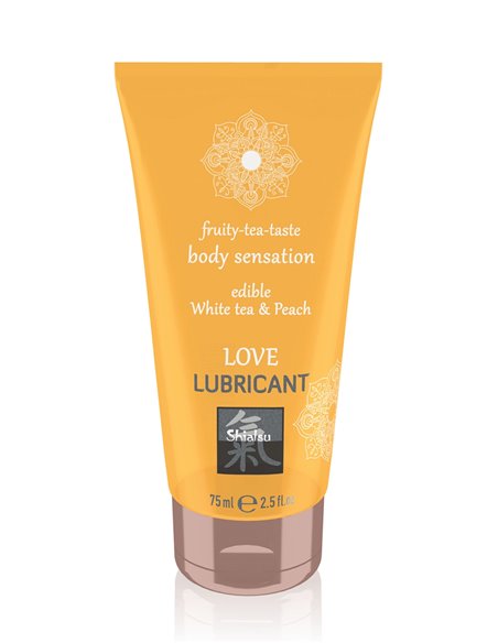 Lubrifiant comestible Thé et Pèche - Shiatsu