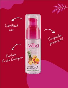 Lubrifiant parfumé Fruits Exotiques 50ml - Yoba 2