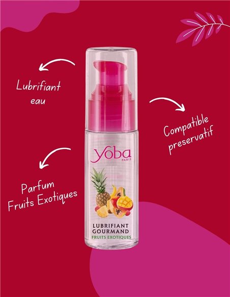 Lubrifiant parfumé Fruits Exotiques 50ml - Yoba