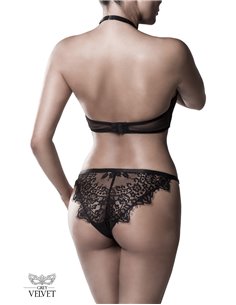 Ensemble bustier et string dentelle - Grey Velvet 2
