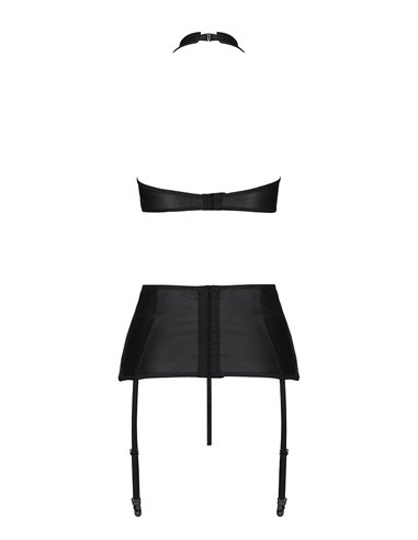 Ensemble sexy faux cuir Nancy - Passion