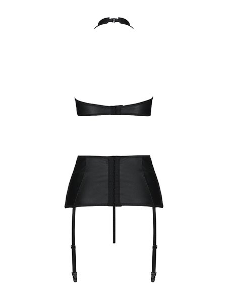 Ensemble sexy faux cuir Nancy - Passion