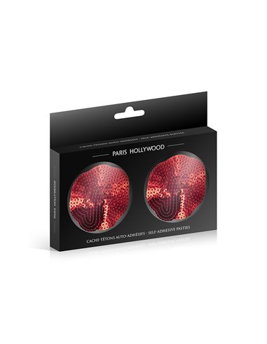 Nipples rouges sequin - Paris Hollywood