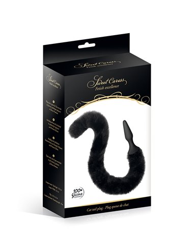 Plug noir queue de chat - Sweet Caress