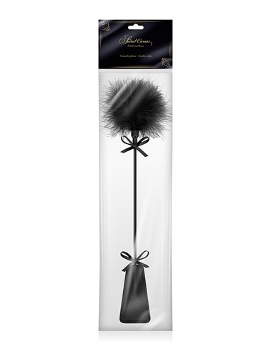 Tapette avec pompon noir - Sweet Caress