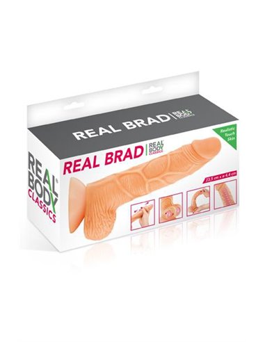 Gode ultra-réaliste 21 cm - Real Brad