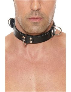 Collier Bondage Deluxe noir - Ouch! 2