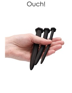 Set de 3 plugs urétraux Grands clous - Ouch! 2