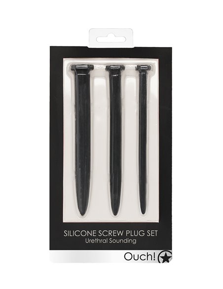 Set de 3 plugs urétraux Grands clous - Ouch!