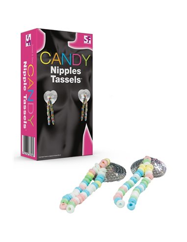 Cache tétons coeur en bonbon