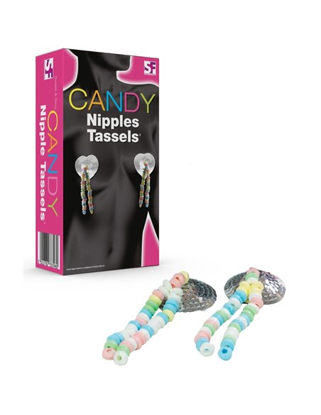 Cache tétons coeur en bonbon