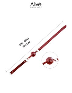 Baillon Discretion rouge - Alive 2