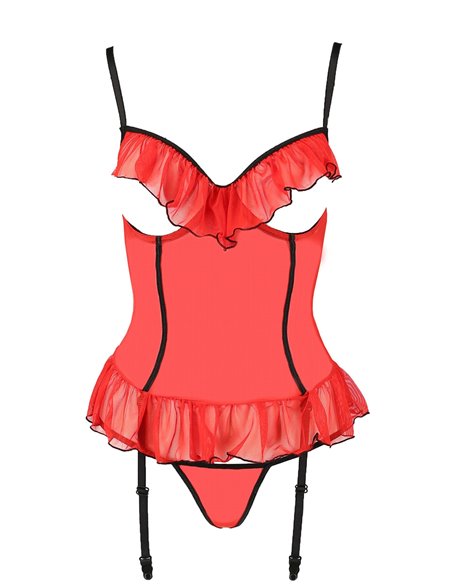 Guêpière seins nus Cherry - Passion