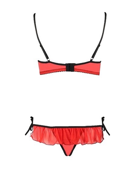 Ensemble lingerie seins nus Cherry - Passion